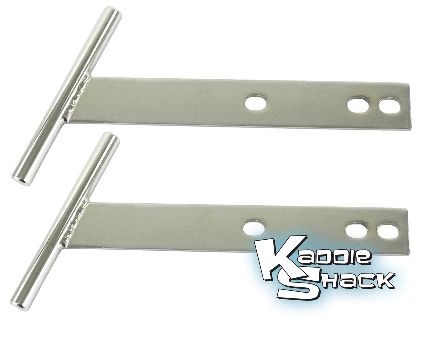 Chrome T-Bars, Pair, '67 and earlier, Front or Rear