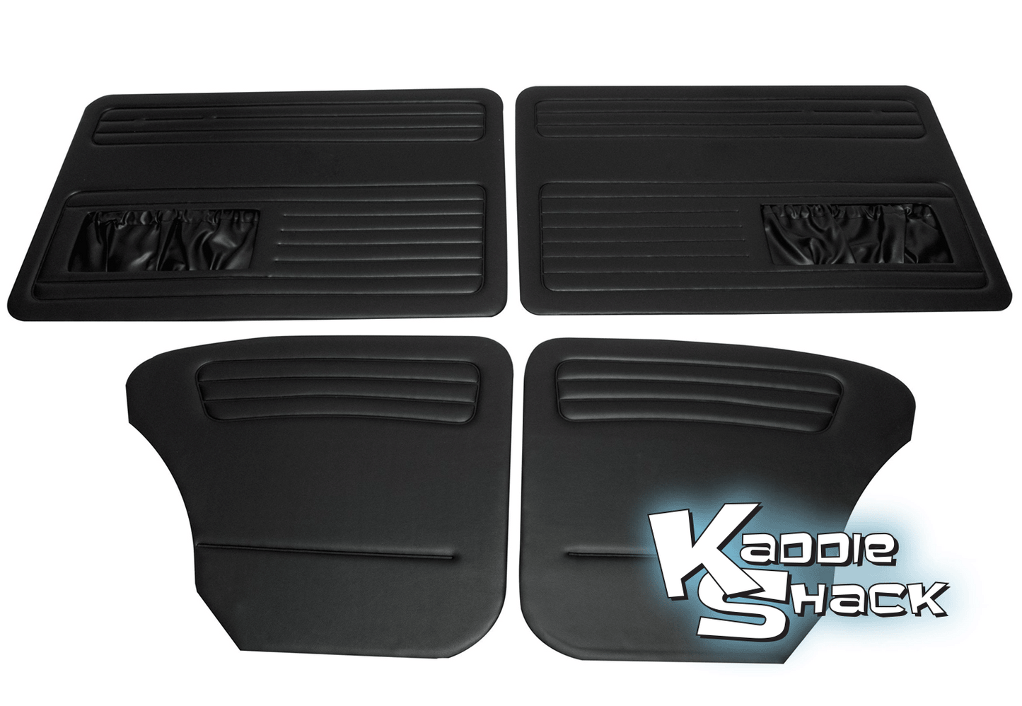 Door panels, 4 piece kit, '56-'64 Bug with map pockets