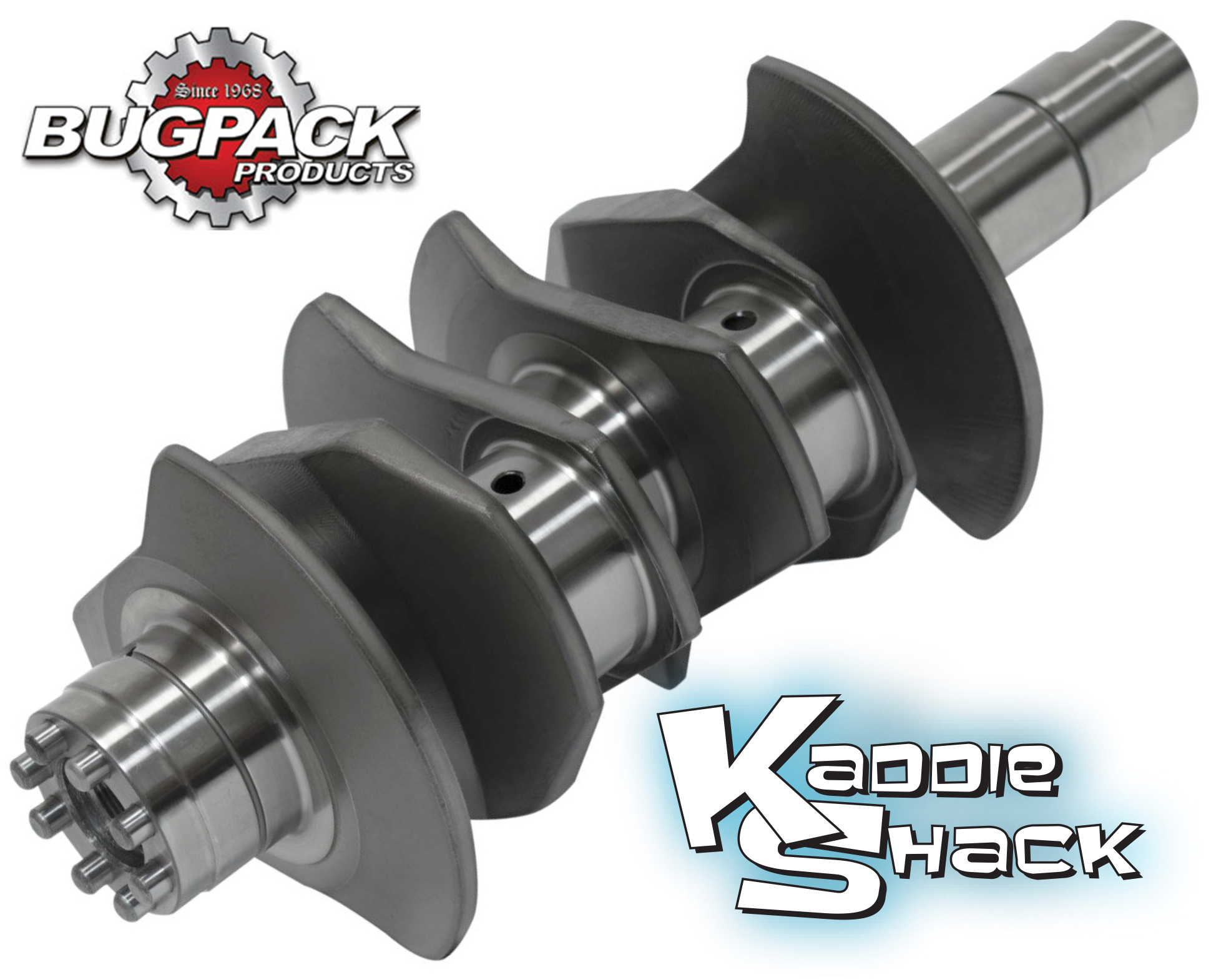 Bugpack 82mm 4340 Chromoly Counterweighted Crankshaft, VW Journ