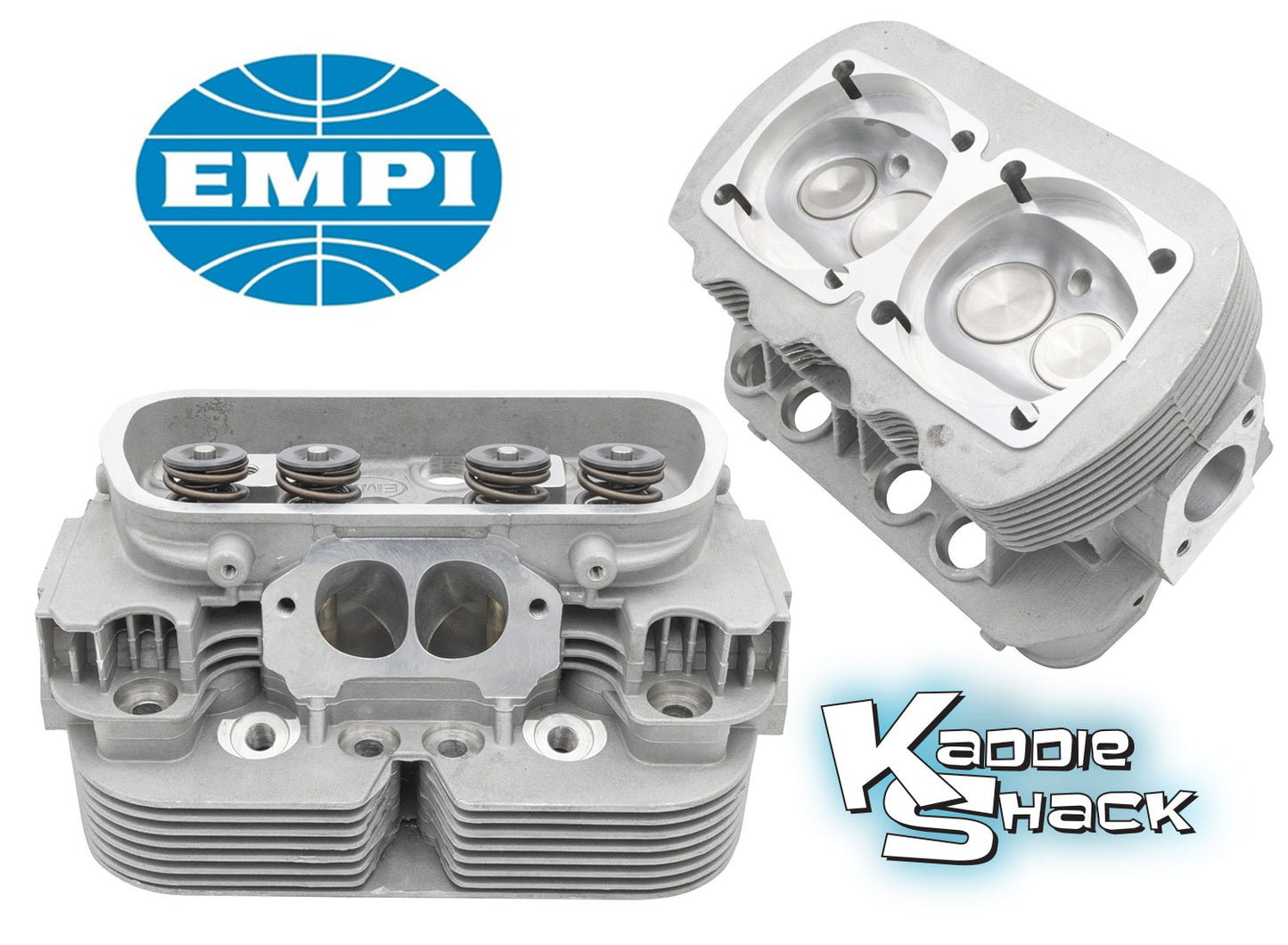 EMPI GTV-2 Stage 1 Cylinder Heads, 40x35.5mm Valves, 94mm Bore, Pair