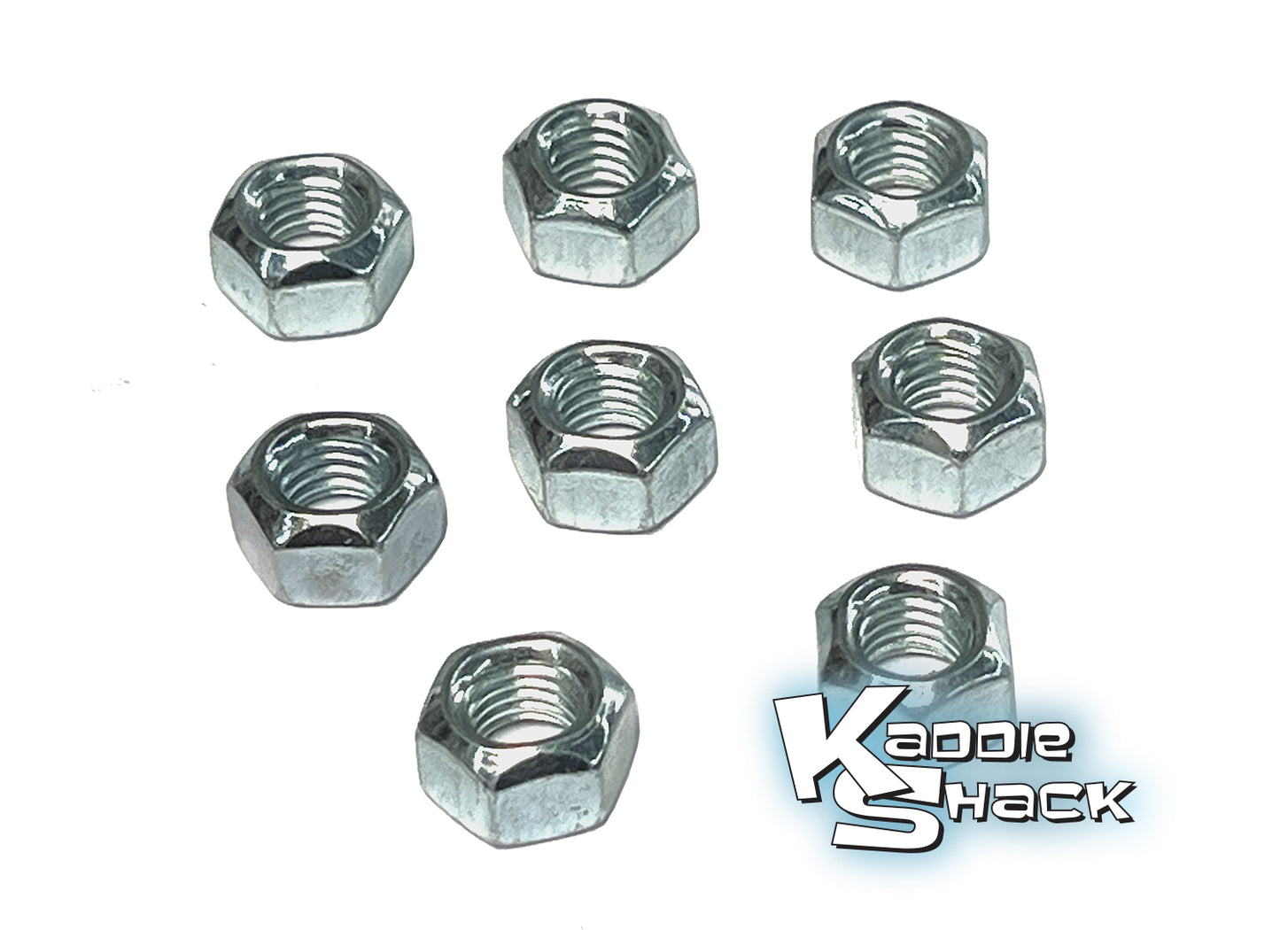 Top Lock Nuts, 8mm, Locking, Great For Exhaust, Set/8