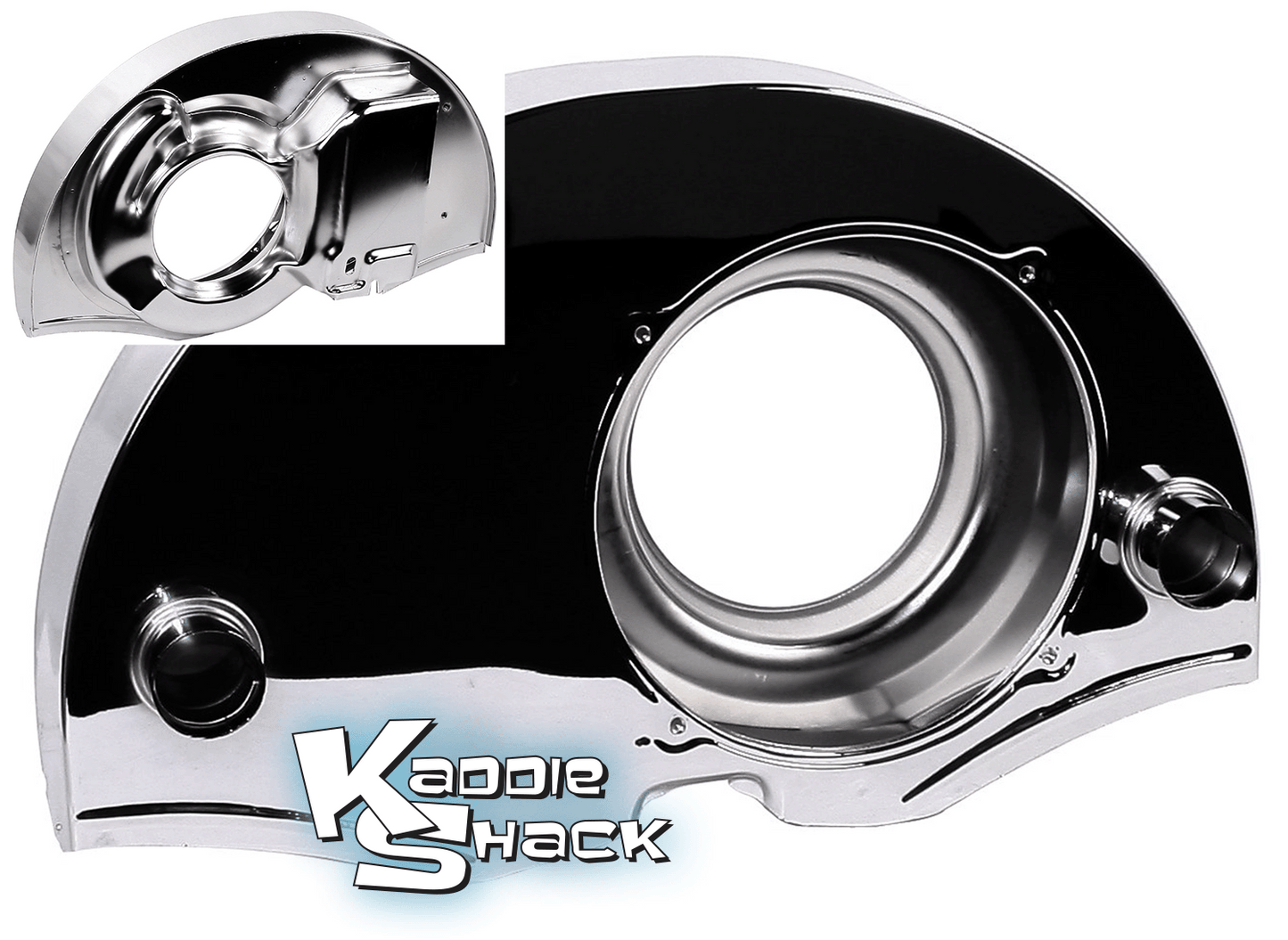 Doghouse 36HP Style CHROME Fan Shroud With Heater Ducts