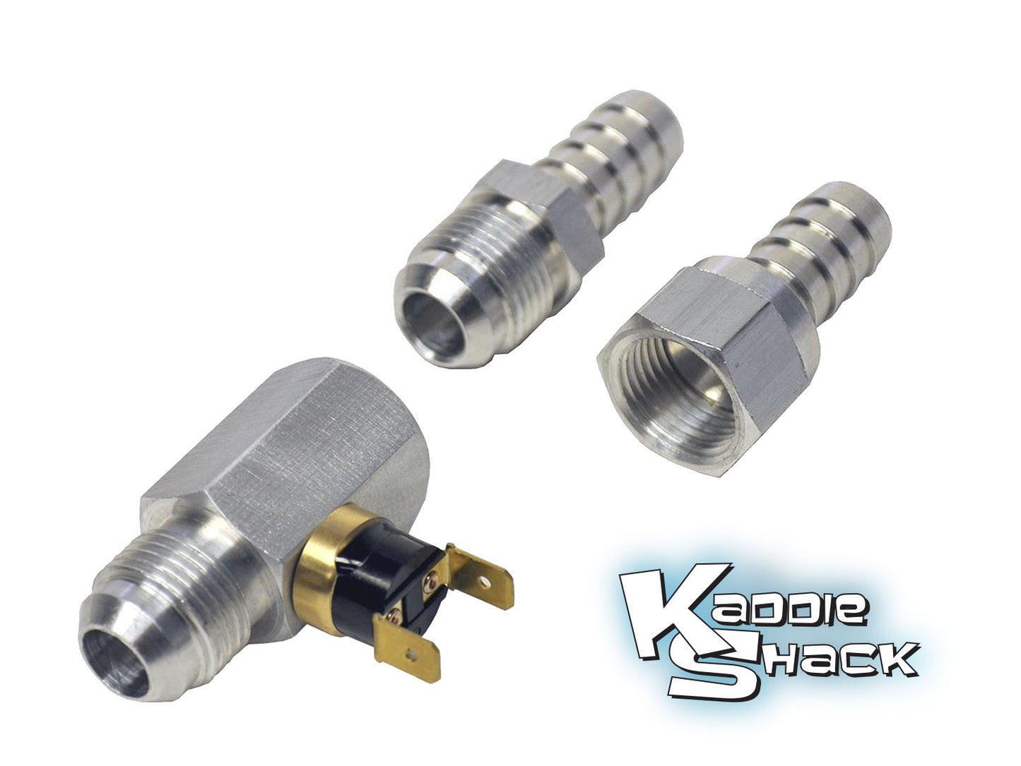 Cobra™ Oil Temperature Fan Switch #8AN & 1/2" Barb Fitting