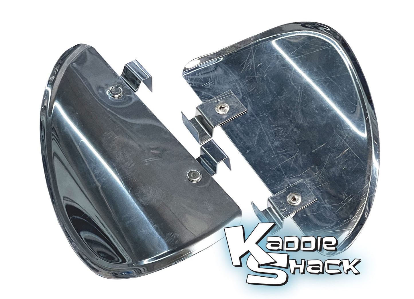 Vent Wing Air Deflectors, Pair, Stainless Steel