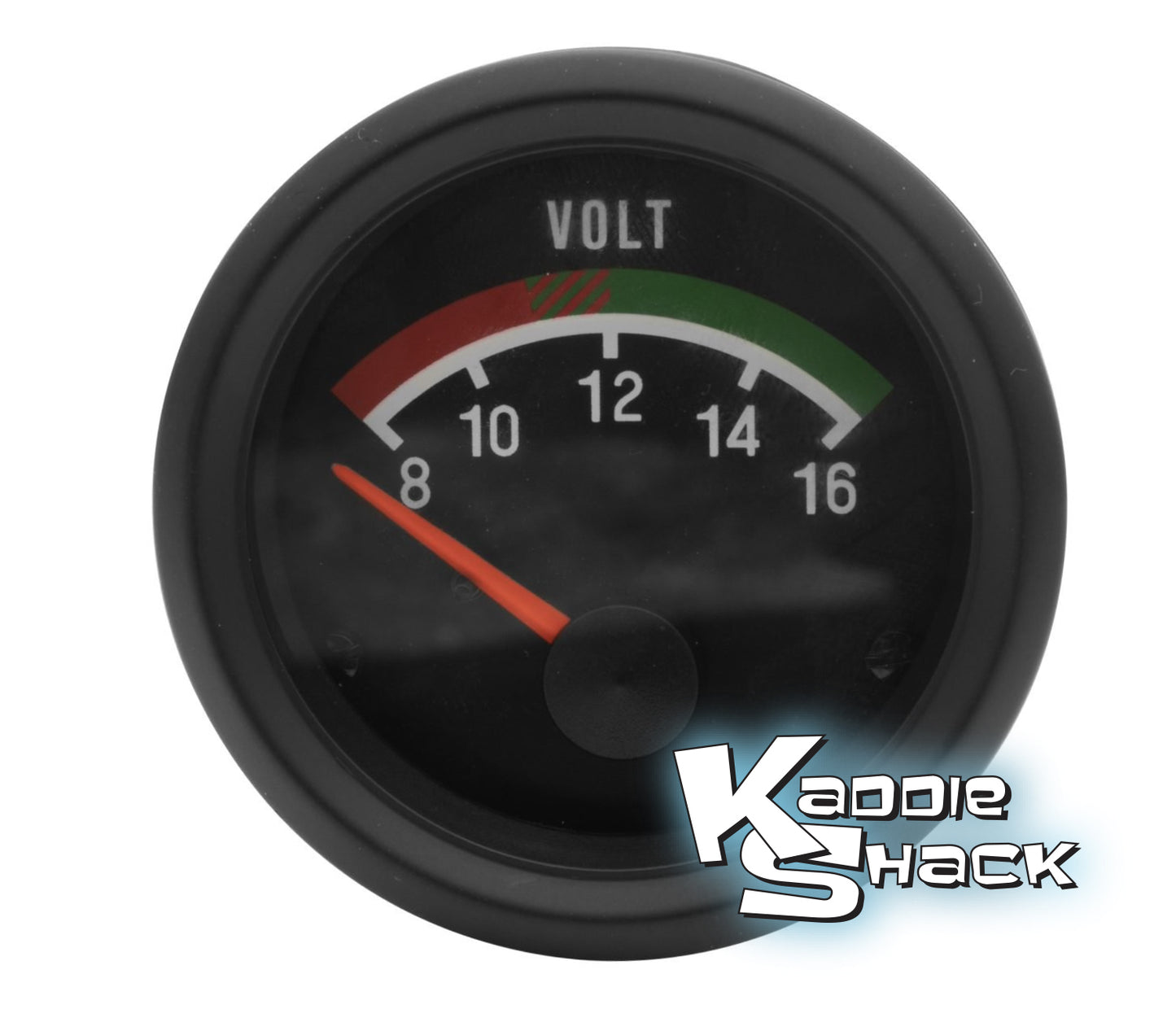 Voltmeter Gauge, 8-16 volts, 52mm, 2-1/16"