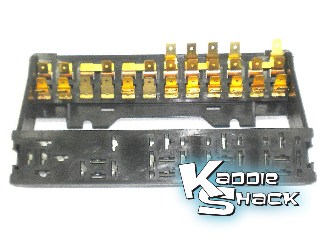 Fuse Box, Type 1, '73 to '78 Standard Bug Only, Holds 12 Fuses