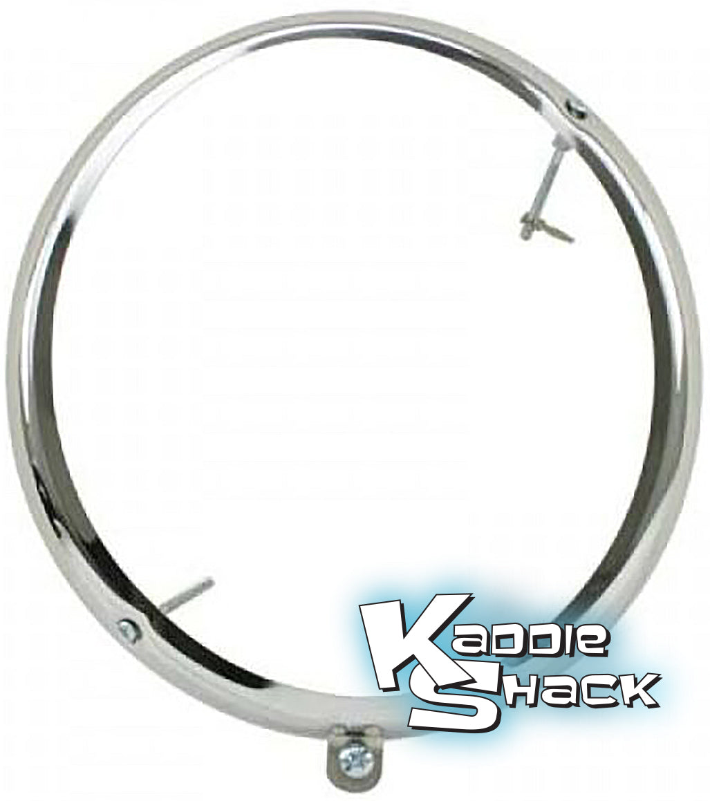 Headlight Ring, '63 to '66 Bug, Screws At 2 & 7 O'clock