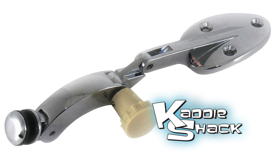 Pop Out Window Latch, Ivory, '65 & Later Bug, Left