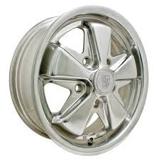 EMPI Porsche Alloy 911 Style Wheel - 5-1/2" Polished
