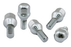 12mm Lug Bolts For EMPI Wheels With 60 degree Taper, Set of 5