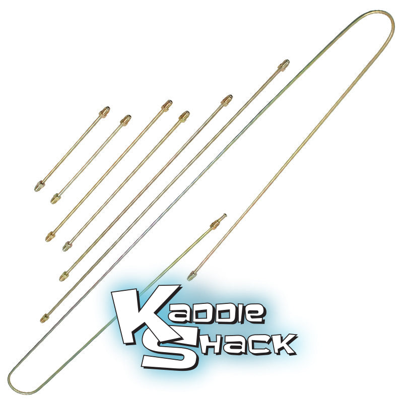 Steel Brake Line Kit, Complete Car, '66 & Earlier Bug