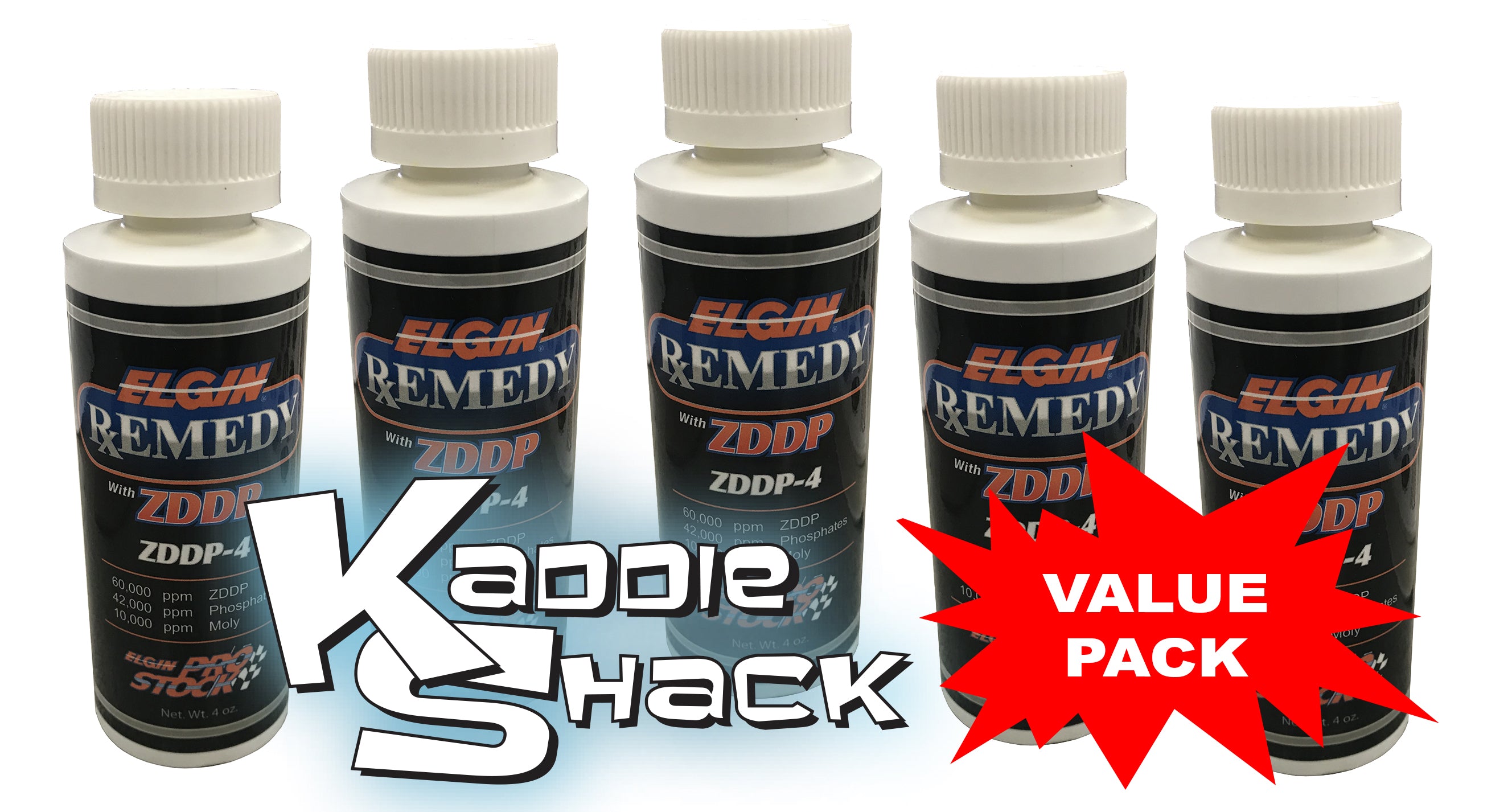Elgin Remedy ZDDP (zinc phosphate) VW Oil Additive 5Pack Kaddie Shack