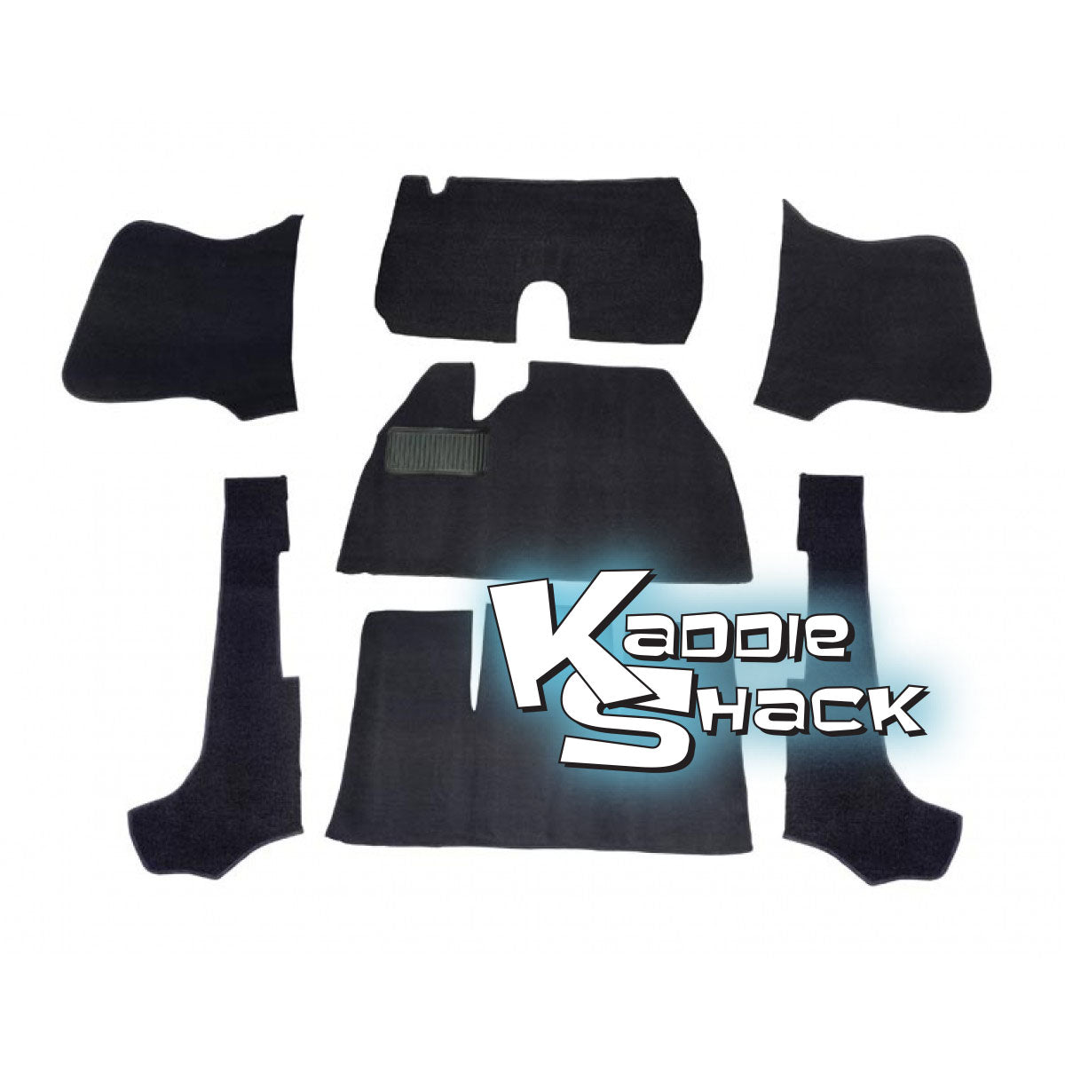 '58 to '70 Convertible Bug Interior Carpet Kit no Footrest
