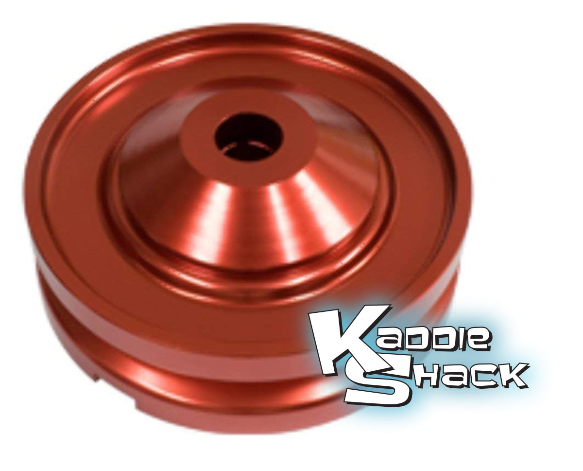 Billet Aluminum Alternator/Generator Pulley, Red