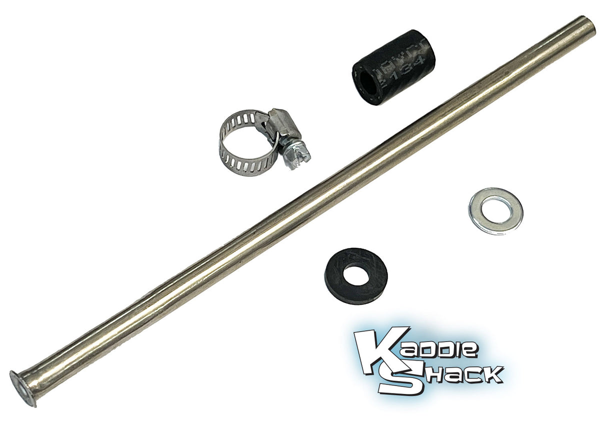 Accelerator Cable Metal Guide Tube Kit, Stainless Steel