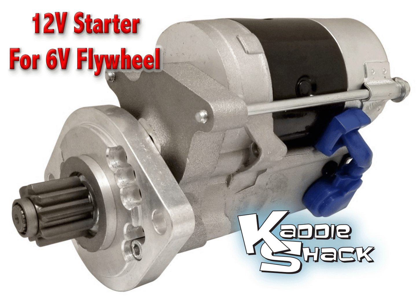 High Torque Starter, 12 volt, For 6V Flywheel