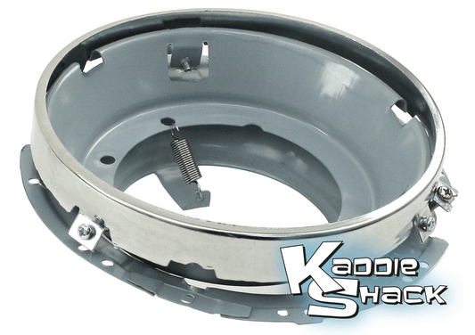 Late Headlight Bucket Assembly, '67+ Bug, '68+ Bus, All Type 3