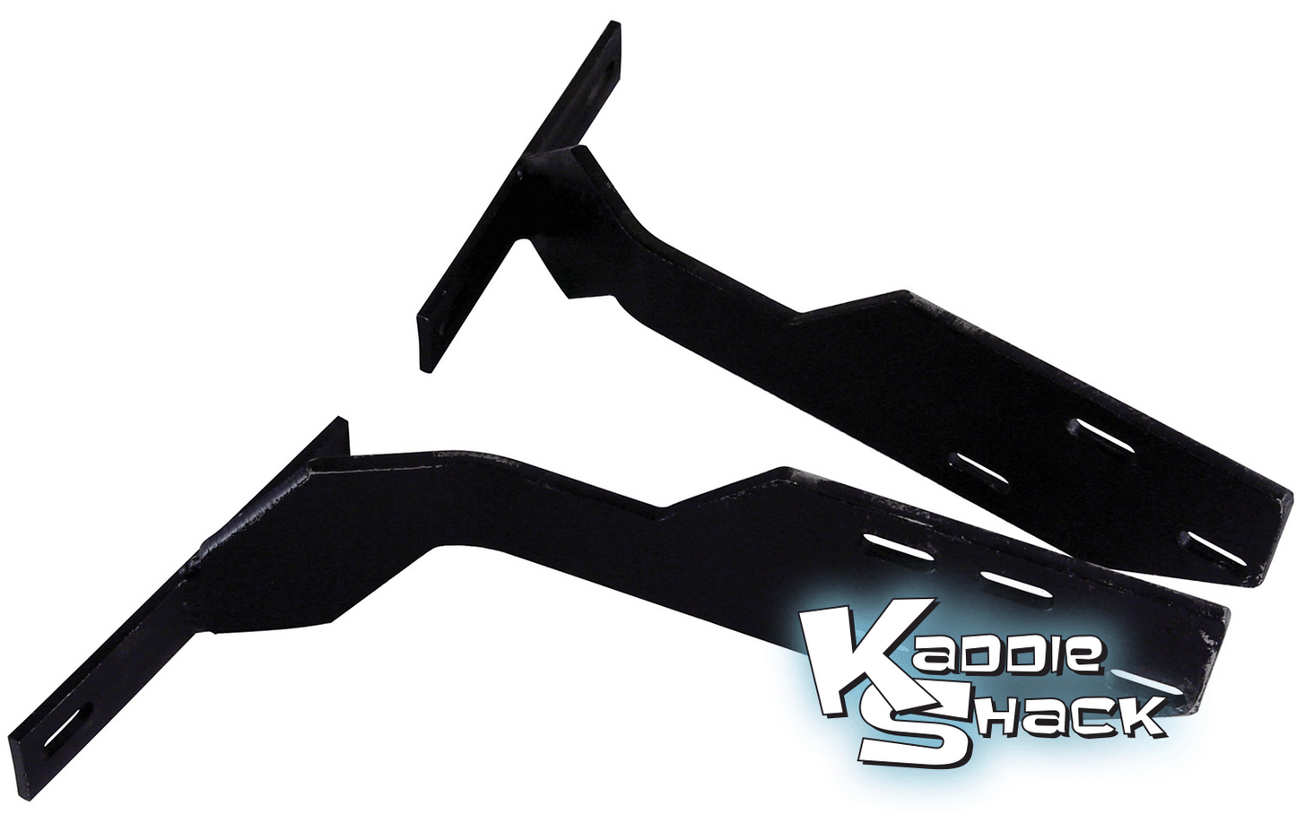 Rear Early Style Bumper To Late Model Conversion Brackets, pair
