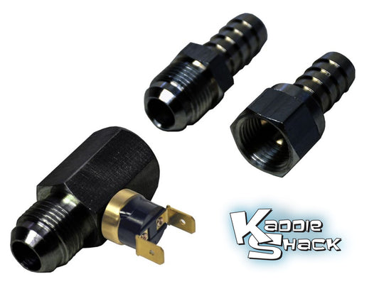 Oil Temperature Fan Switch #8AN & 1/2" Barb Fitting