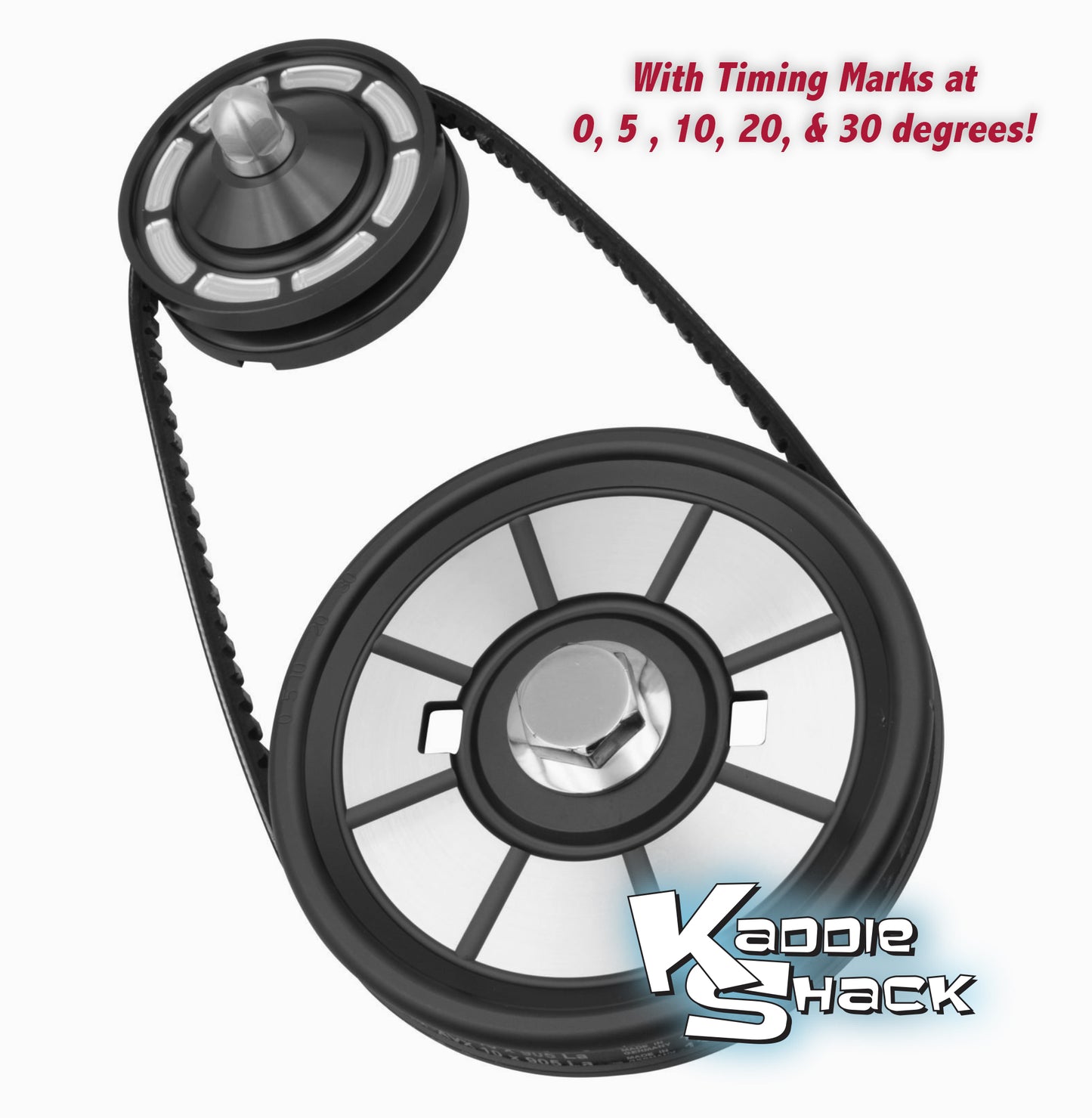 EMPI Color Matched Degree Pulley Kit, Black