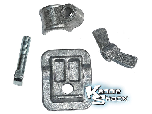 Middle Seat Clamp Kit & Hold Down Bracket, '52 to '79 Bus
