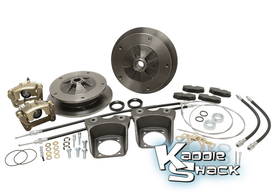 DELUXE ZERO OFFSET 5x205 Rear Disc Brake Kit '68 TO '72 Ebrake