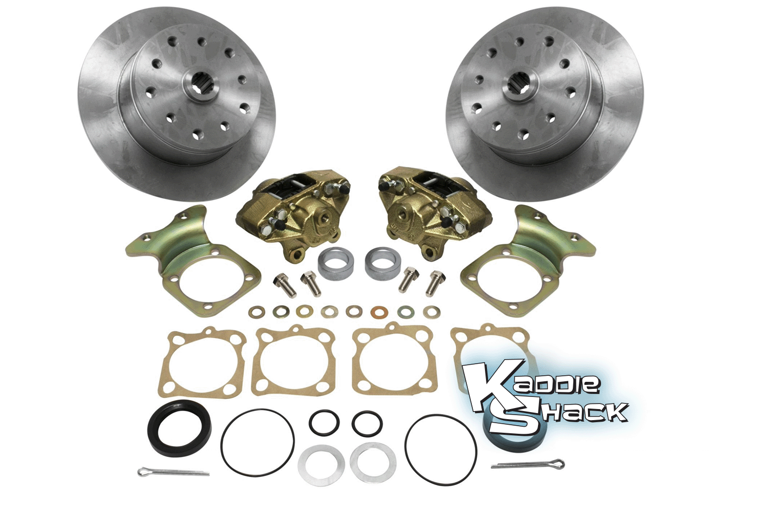 Double Brake Kit Rear STANDARD Rear Disc Brake Kit '68 +up Double-Drilled No Ebrake – Kaddie ...