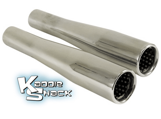 Flared & Baffled Tailpipes For Stock Type 1 Muffler