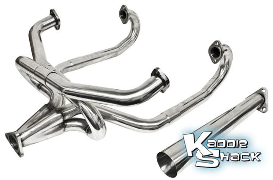 EMPI 1-5/8" Competition Merged Header, Stainless Steel