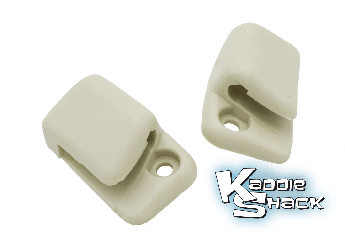 Sunvisor Clips, Ivory, '68 - '79 Bug, '68+ Ghia & Type 3 , Pair