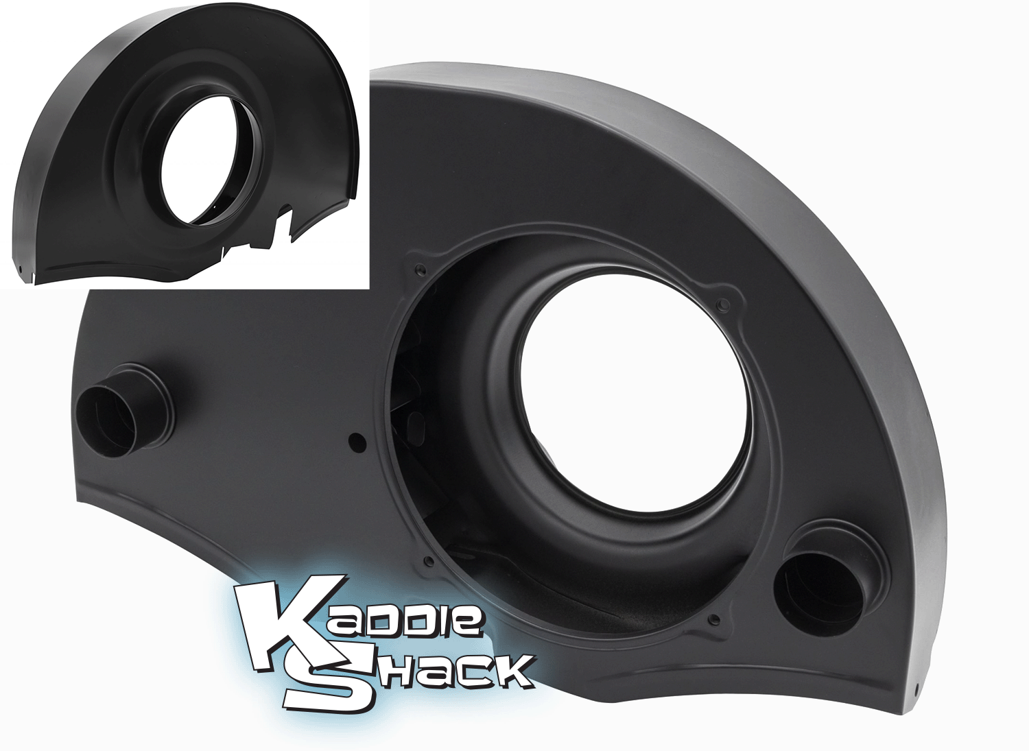 Non-Doghouse 36HP Style Fan Shroud With Heater Ducts – Kaddie Shack