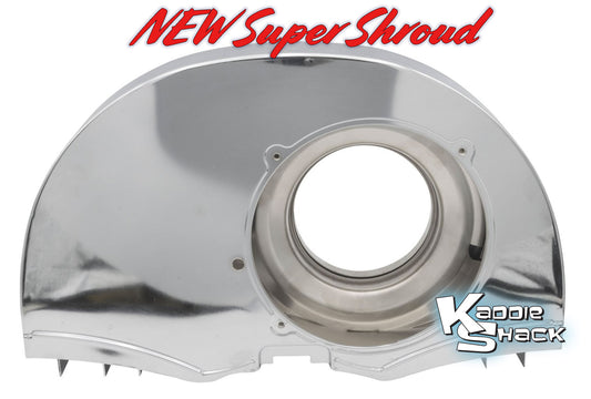 EMPI Super Shroud, Doghouse 36HP Chrome Without Heater Ducts