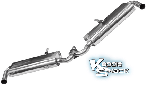 Bugpack Dual Quiet Pack Mufflers for Merged Stainless Header – Kaddie Shack