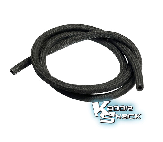 German Cloth Braided Fuel Hose, 7mm, Sold per foot