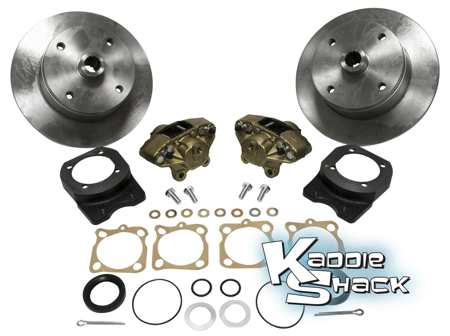 Disc Kit Car DELUXE Rear Disc Brake Kit '68 + up 4x130mm No Ebrake – Kaddie Shack