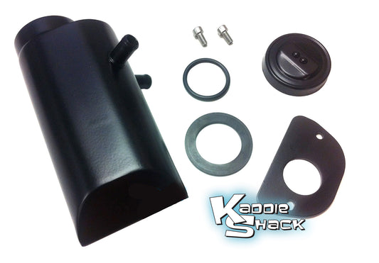 Porsche Style Oil Breather Tower & Oil Filler, Powder-Coated