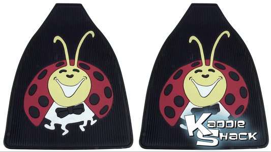 Ladybug Floor Mats, Pair, Front