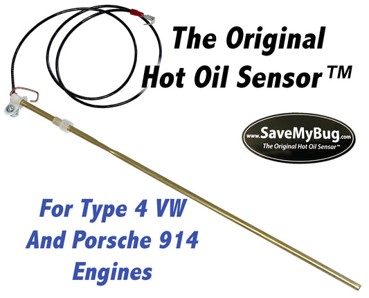 SAVE-MY-BUG Hot Oil Dipstick Temp Sensor, VW Type 4 & Porsche 914 Engines