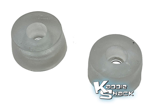 Rear Seat Rubber Stoppers, Pair, '58 & Later Bug