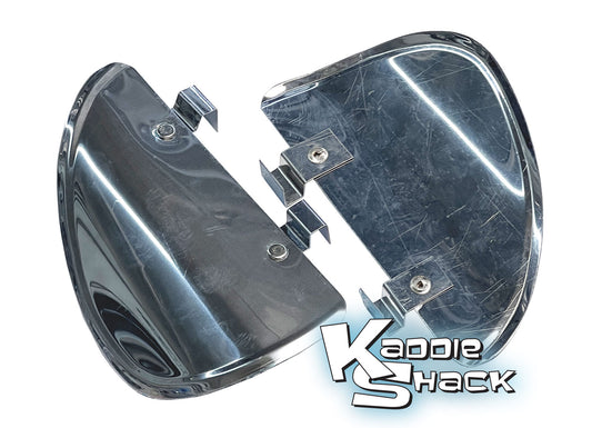 Vent Wing Air Deflectors, Pair, Stainless Steel