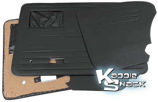 Door panels, 4 piece kit, '67-'77 Bug with map pockets