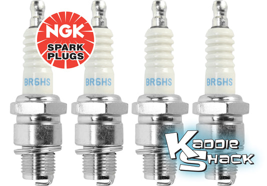 NGK BR6HS Spark Plugs, Pack/4