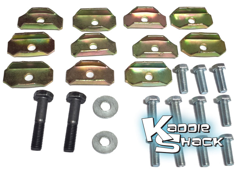 Floor Pan Mounting Bolts & Washers Kit, All Type 1