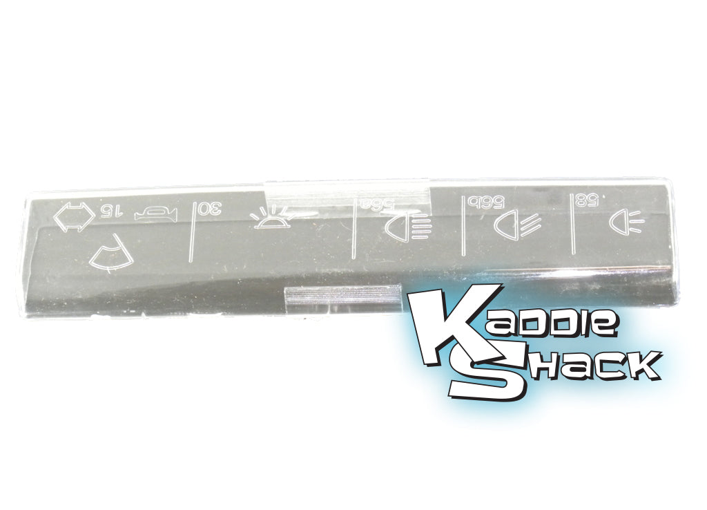 Fuse Box Cover, Type 1, '73 to '78 Bug, 12 Fuses