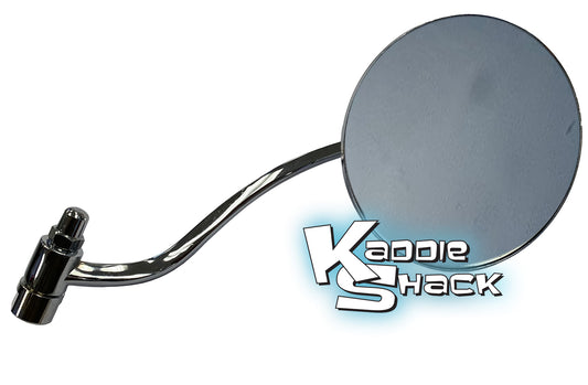 QUALITY '67 & Earlier Bug  Right Mirror, Extended Length