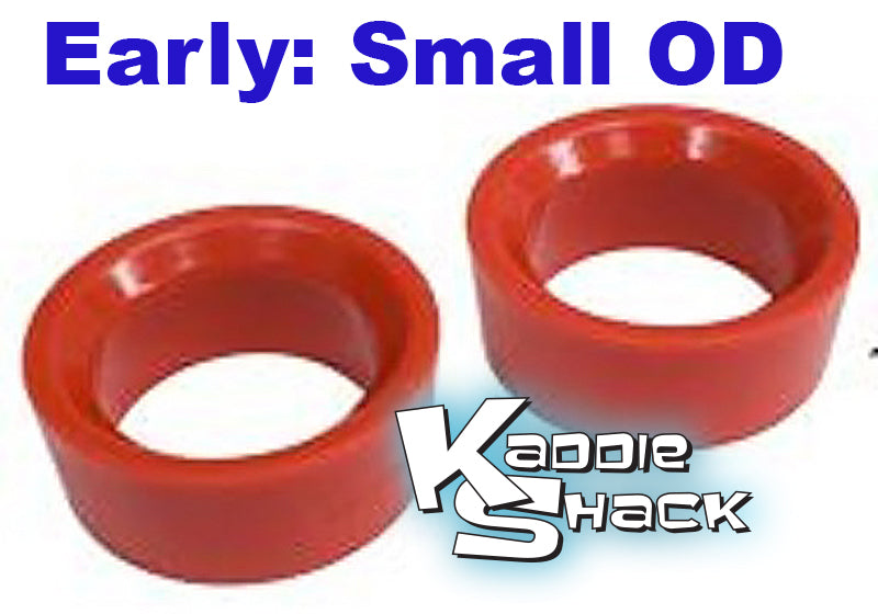 Urethane Smooth Spring Plate Bushings, SMALL OD 2" - See Chart