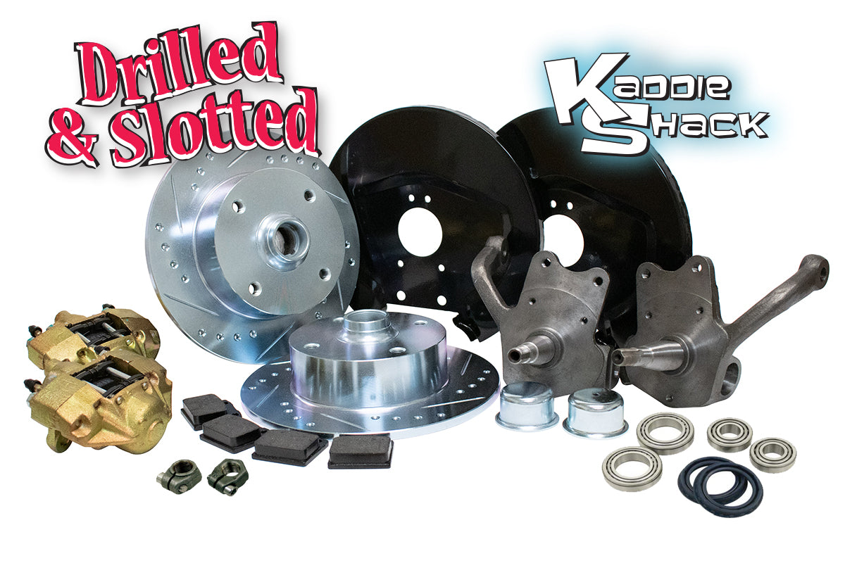 EMPI 22-2886 FRONT DISC BRAKE KIT W/ DROP SPINDLES BALL JOINT 1967-1977 EMPI 22-2886 FRONT DISC BRAKE KIT W/ DROP SPINDLES BALL JOINT 1967-1977