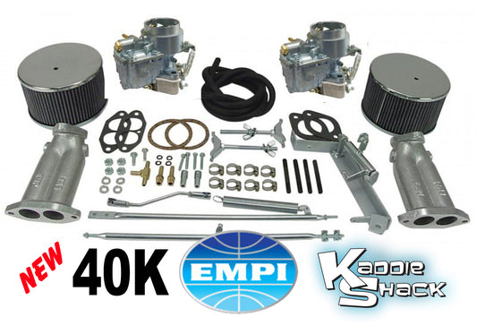 EMPI 40K Kadron Style Dual Carburetor Kit, Type 1