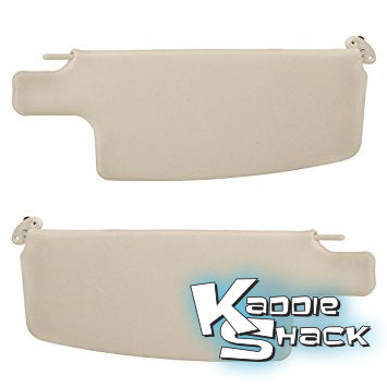 Sunvisors  Pair, Ivory, '65 to '77 Bug, '73 to '79 Vert