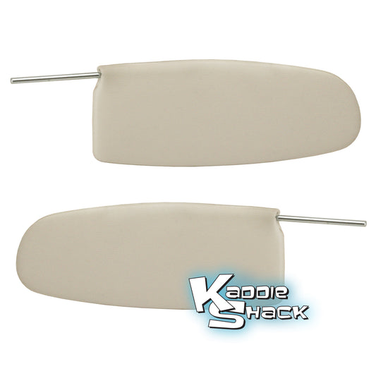Sunvisors - Pair, Ivory, '58 to '64 Bug